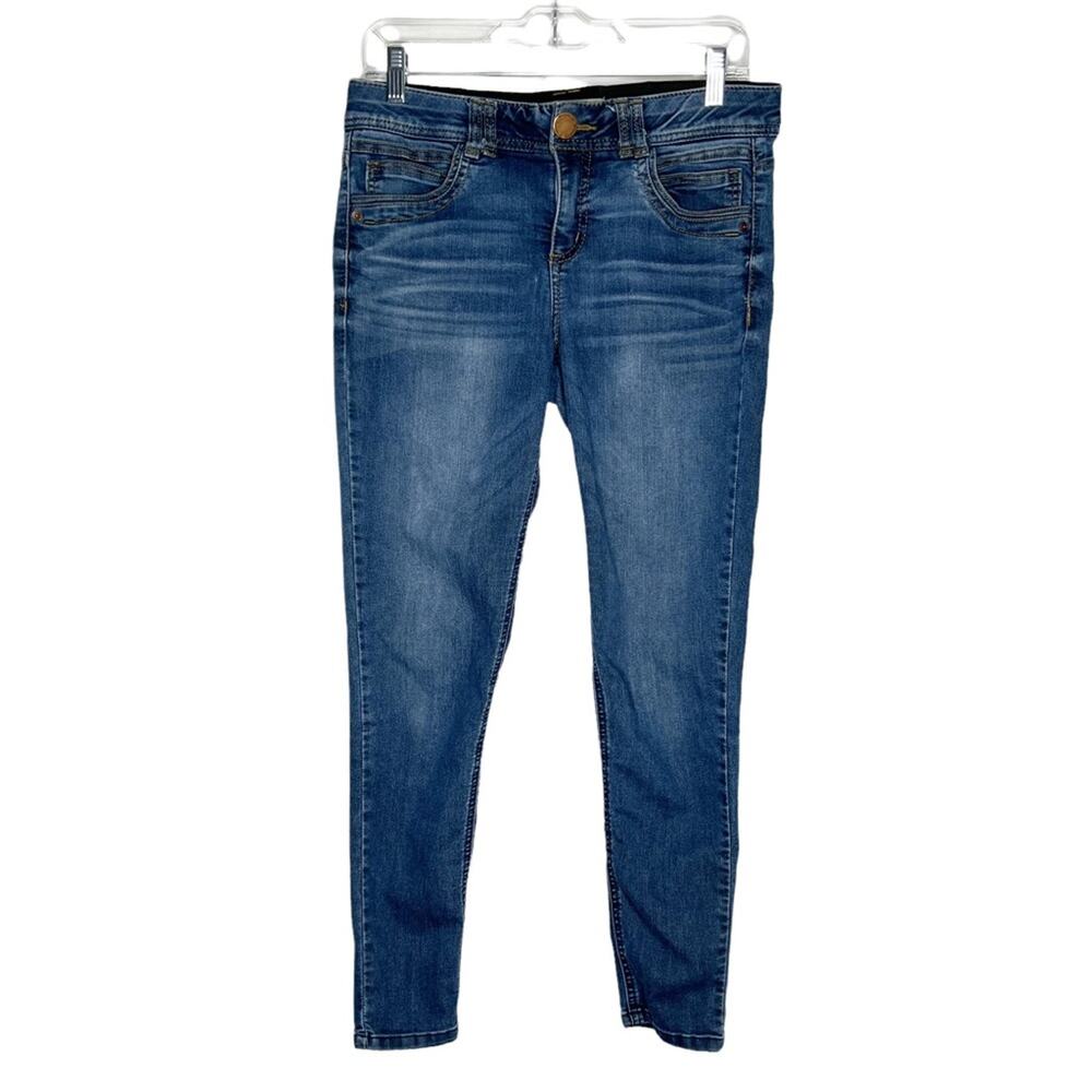 DEMOCRACY / medium wash ab technology skinny leg jeans / 6